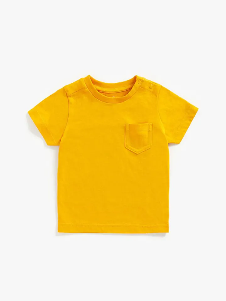 Mua Áo Thun Ngắn Tay Màu Vàng Nghệ Có Túi Cho Bé Trai Mothercare - Thương  Hiệu Đến Từ Châu Âu