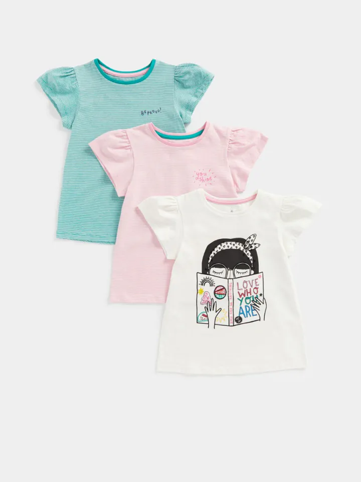 Mua Bộ 3 Áo Thun Bé Gái Mothercare - Thương Hiệu Đến Từ Châu Âu